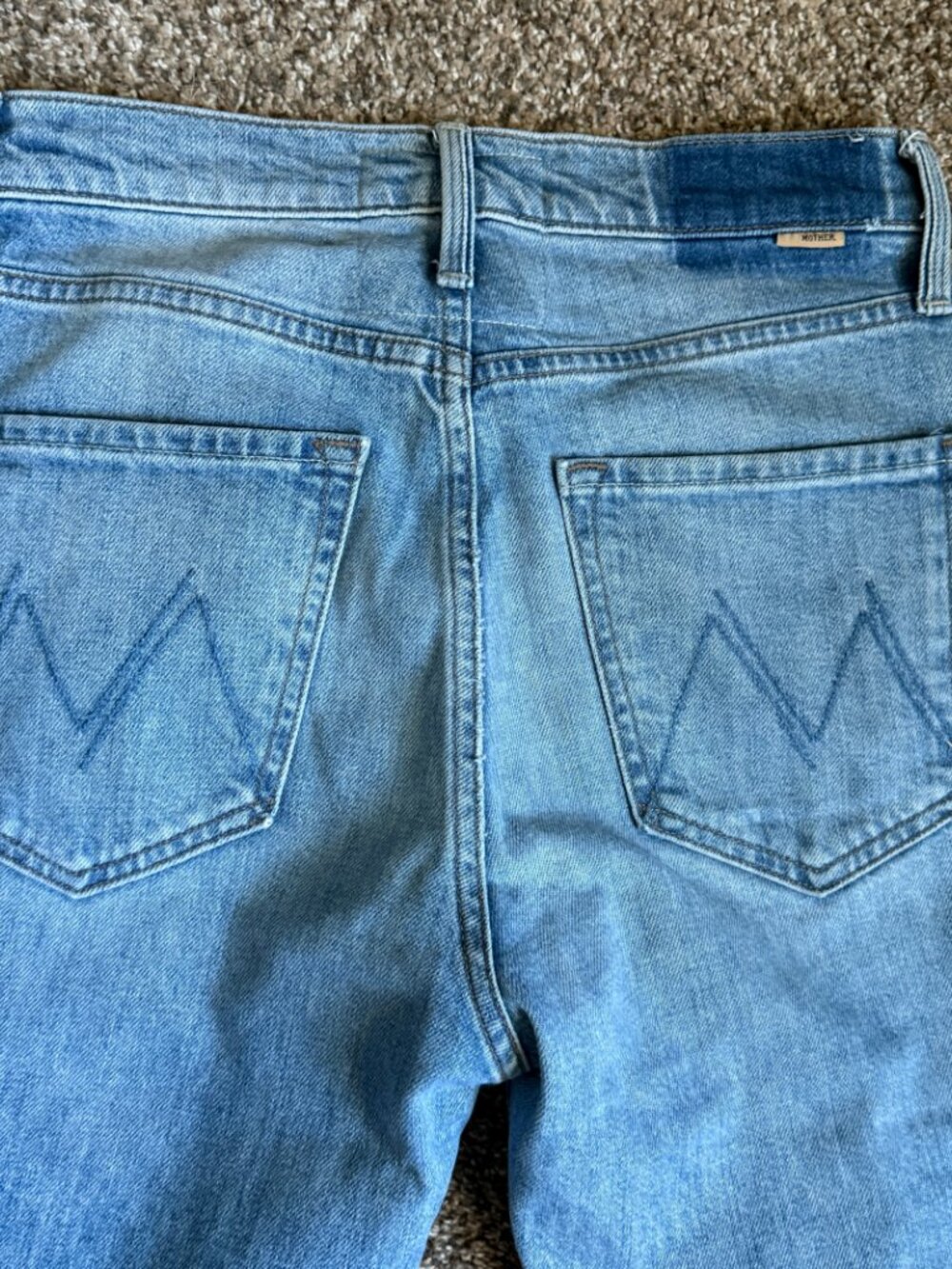 MOTHER High Waisted Rider Ankle Jean, Size 26 - Salt of the Earth Wash - Picture 14 of 14